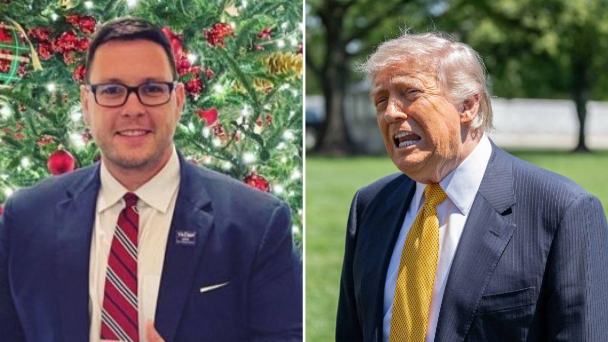 split of Eric Spracklen & Donald Trump. 
