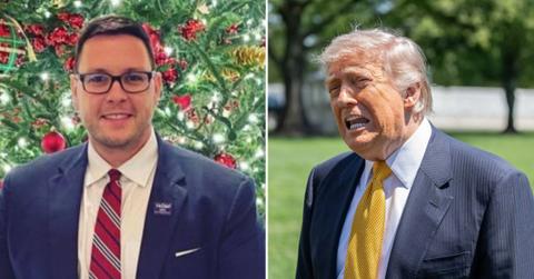 split of Eric Spracklen & Donald Trump.