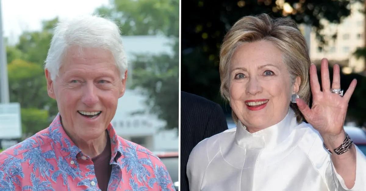 Bill And Hillary Clinton Dont Walk Next To Each Other During Hike 