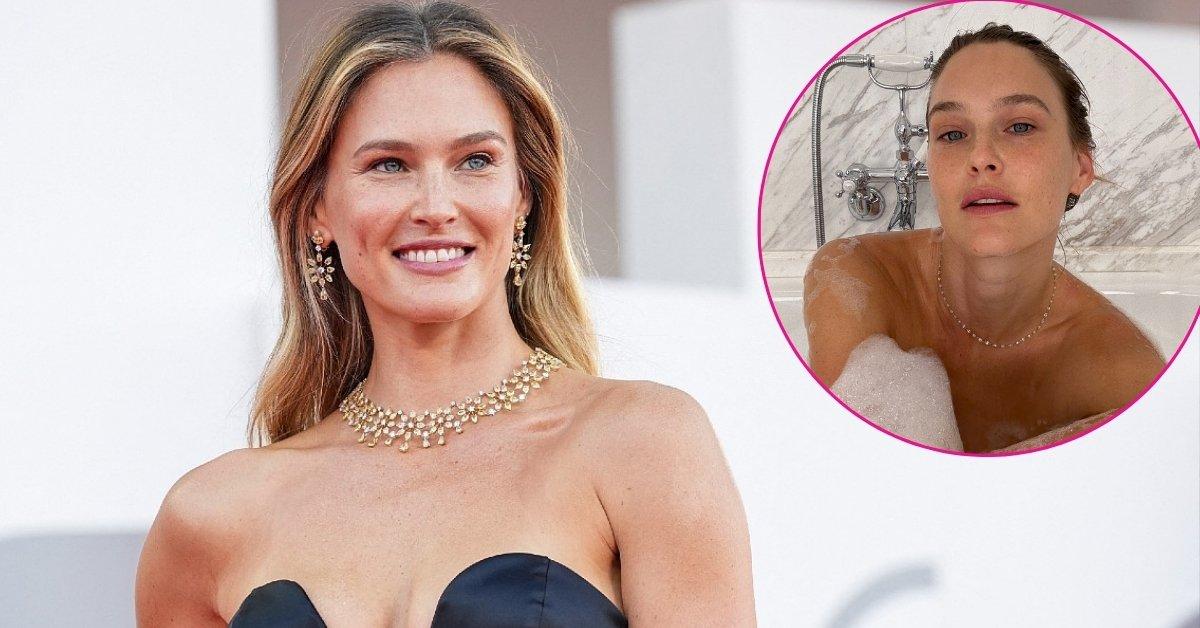 Two photos of Bar Refaeli