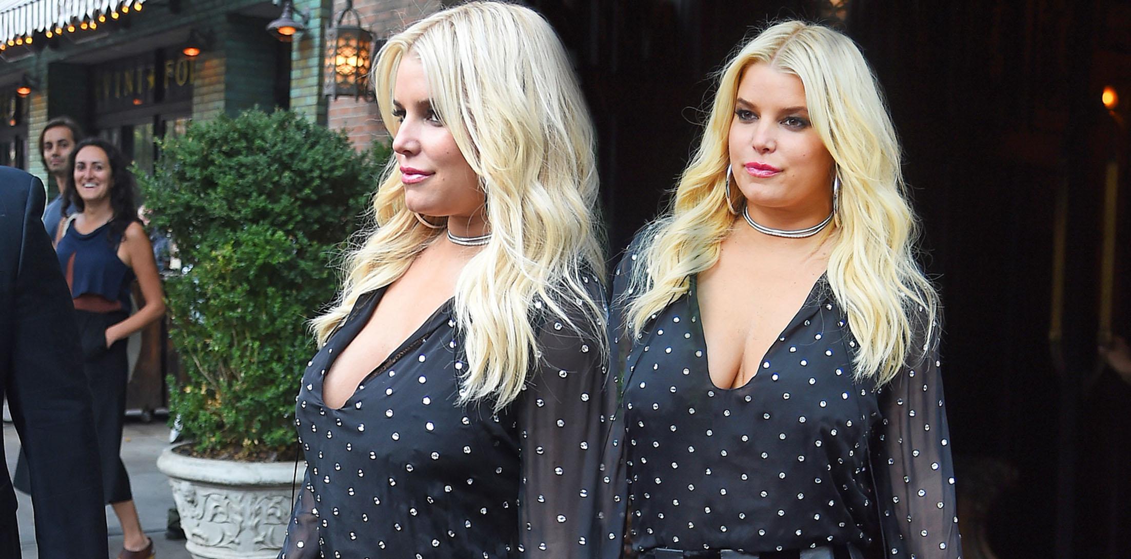 Curvy Or Expecting? Jessica Simpson Fails To Hide Belly In