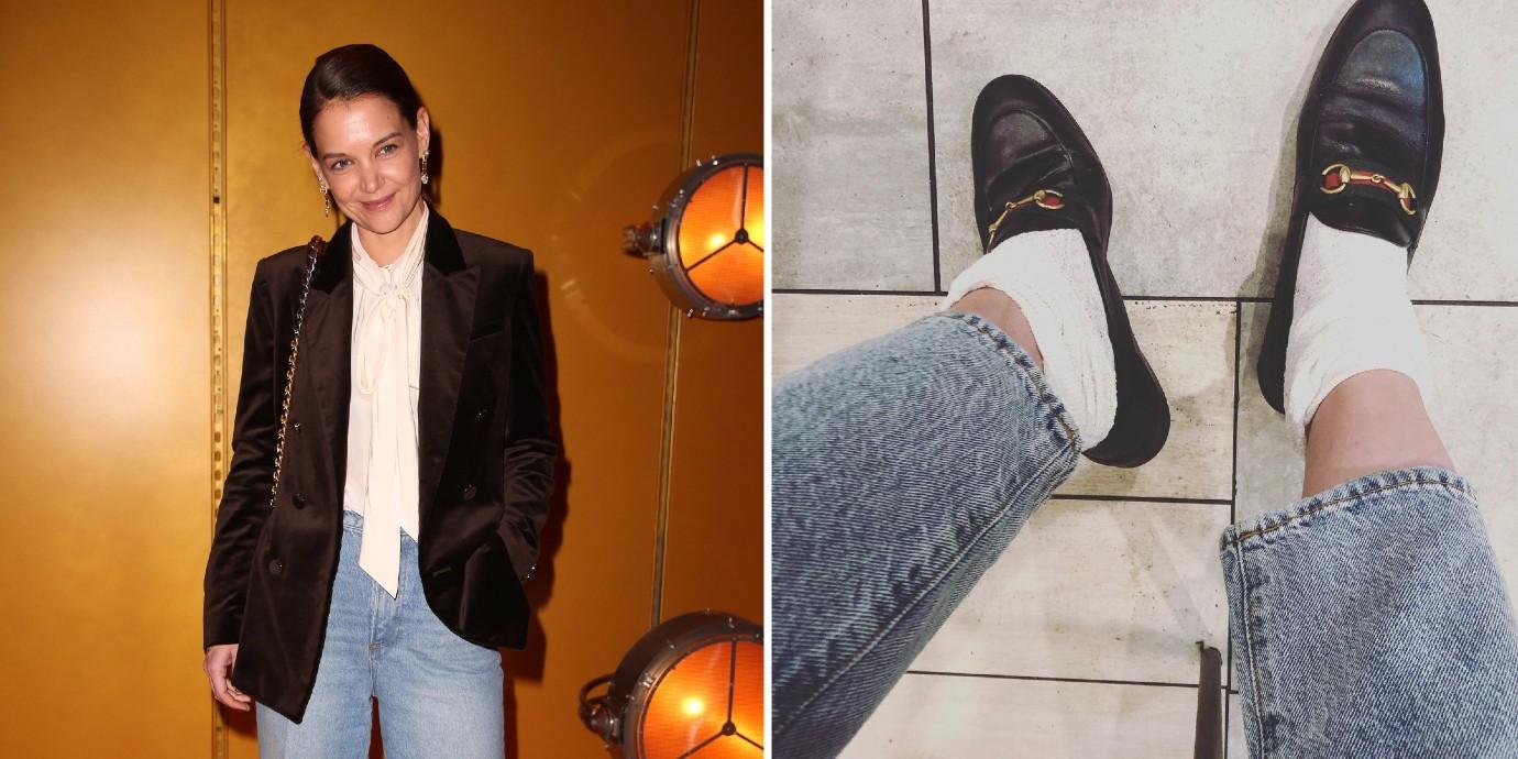 Konsulat Økonomi elektropositive Shop Chic Loafers Inspired By Katie Holmes' $830 Gucci Pair