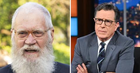 split of David Letterman, Stephen Colbert.