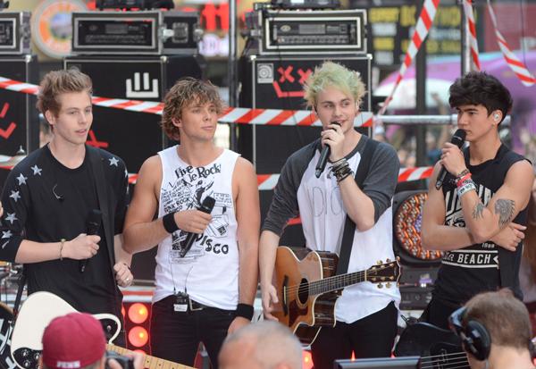 5SOS aka 5 Seconds of Summer performs on the &#8216;Today&#8217; Show, NYC