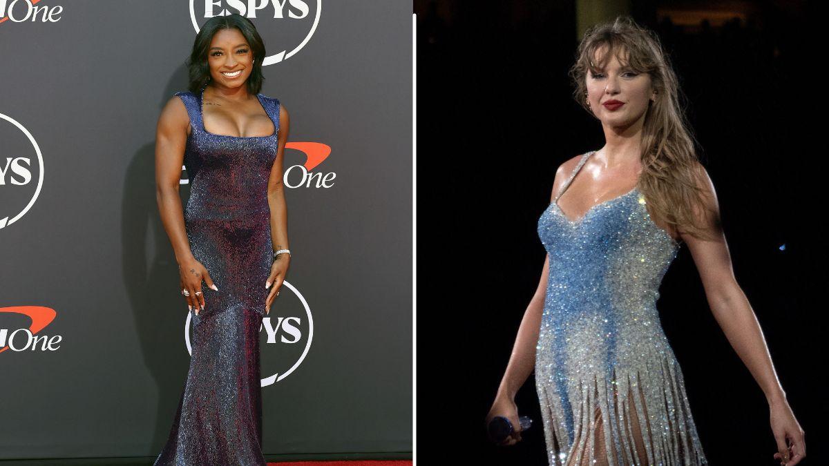 Image of Taylor Swift narrated a heartfelt tribute to Simone Biles during the Tokyo Olympics after the gymnast prioritized her mental health.