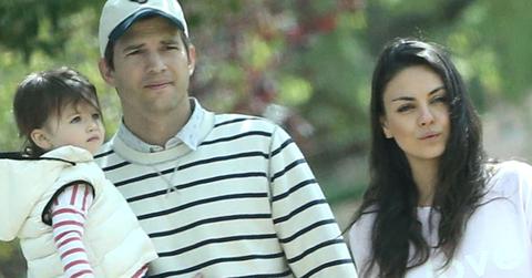 Exclusive… Mila Kunis & Ashton Kutcher Take Wyatt To A Park