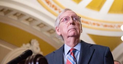 watch mitch mcconnell struggles speak stares again