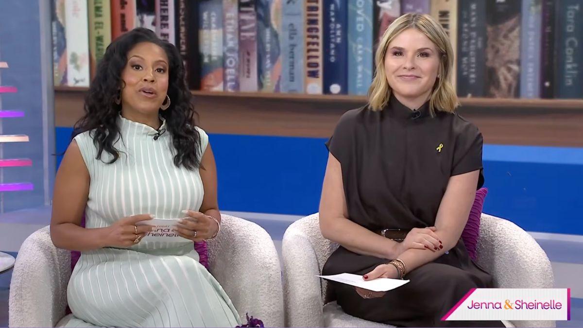 Image of Sheinelle Jones said it's best for one to 'leave on top.'