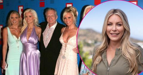 Composite photo of Crystal Hefner and Hugh Hefner.