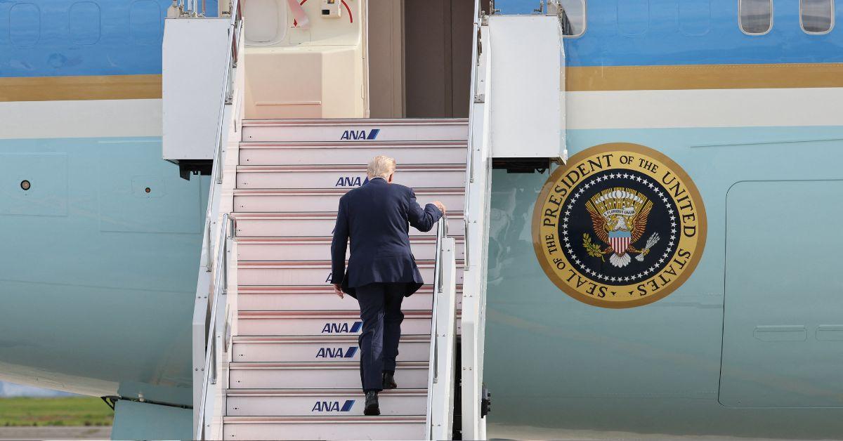 image of Donald Trump was diagnosed with chronic venous insufficiency in July.