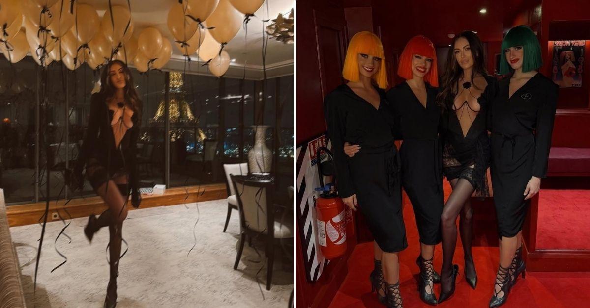 Photo of Paulina Gretzky wasn't afraid of showing skin while on a getaway in Paris. 