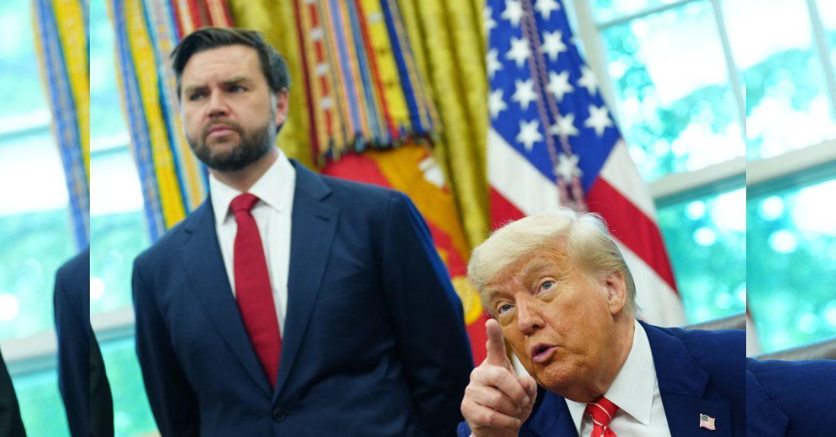 Photo of J.D. Vance and Donald Trump