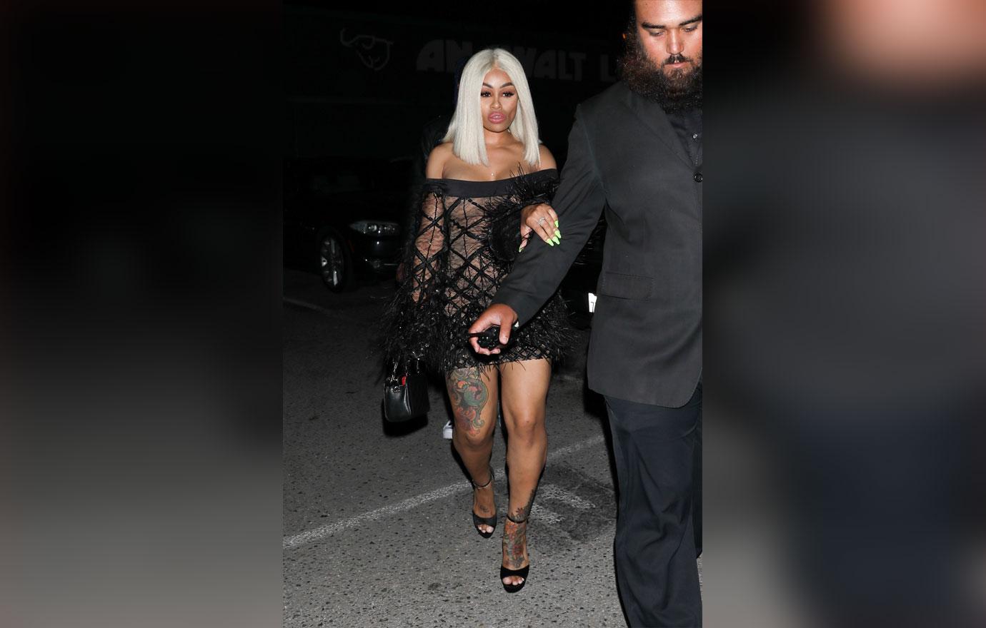 Blac chyna sheer dress