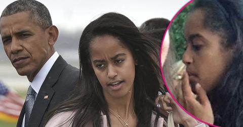 malia obama smoking pot