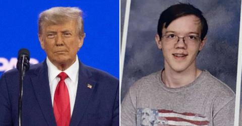 Composite photo of Donald Trump and Thomas Matthew Crooks.