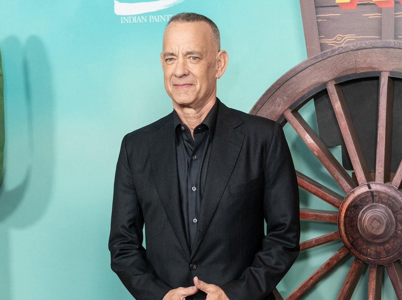 tom hanks rita wilson sons truman chet rare appearance premiere photos