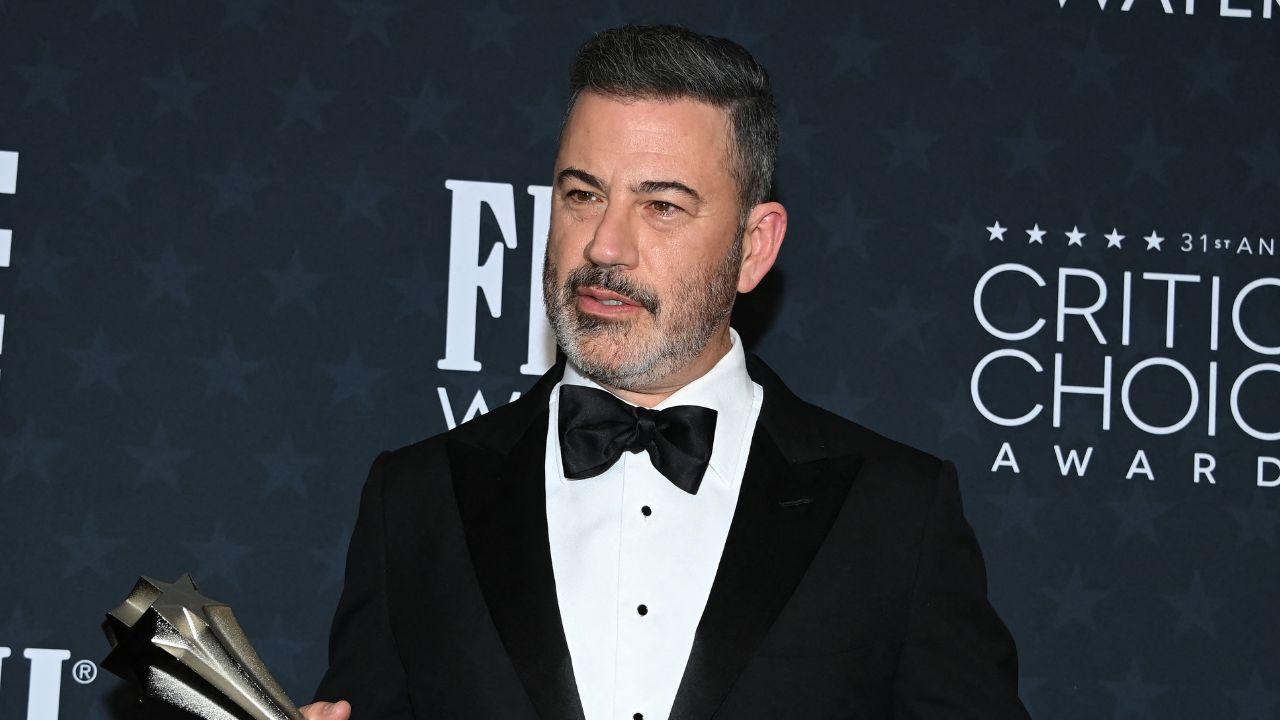 Image of Jimmy Kimmel defended his friendship with Jimmy Fallon during the interview.