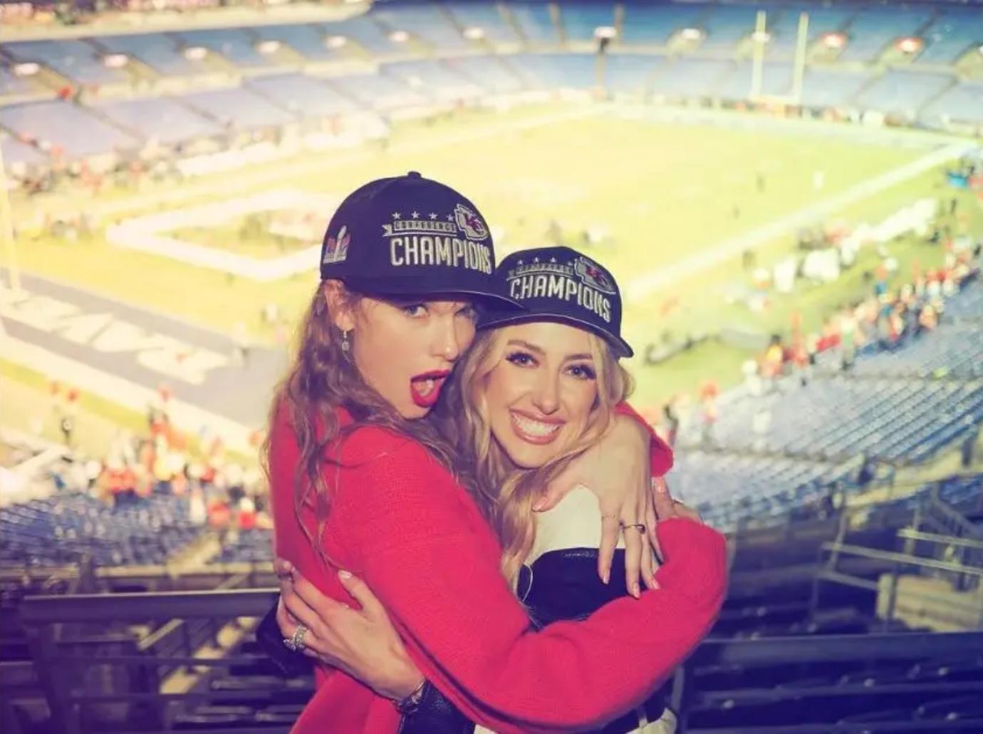 brittany mahomes taylor swift song friendship sports illustrated