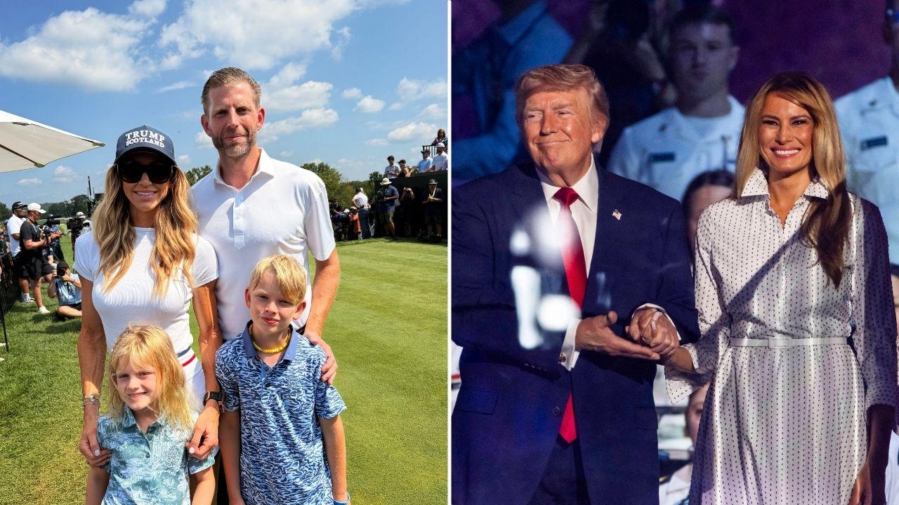 image of trump family