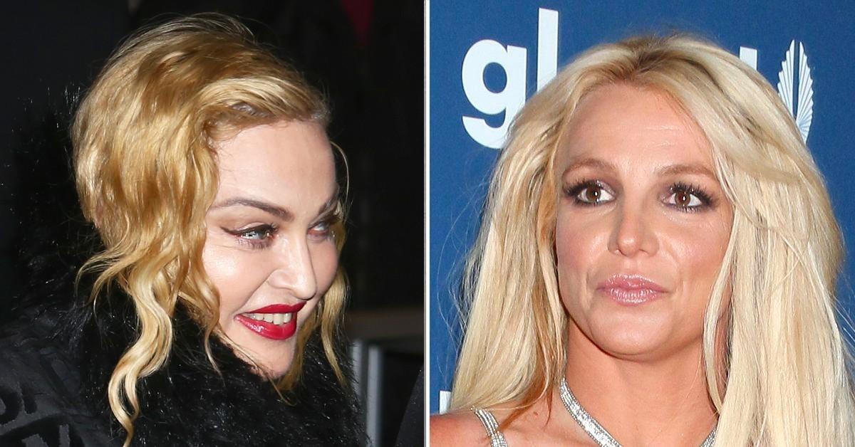 Madonna Appears Unrecognizable At Britney Spears' Wedding