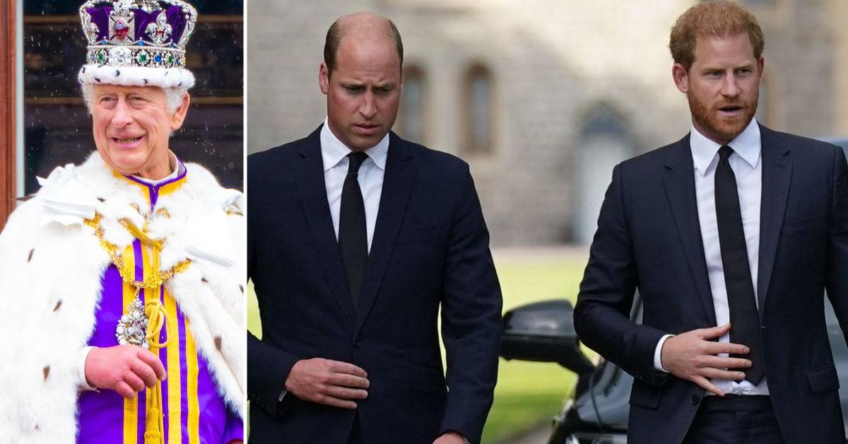 OK! Reveals King Charles' Blueprint for Bringing Warring Brothers Harry and William Back Together Before He Dies