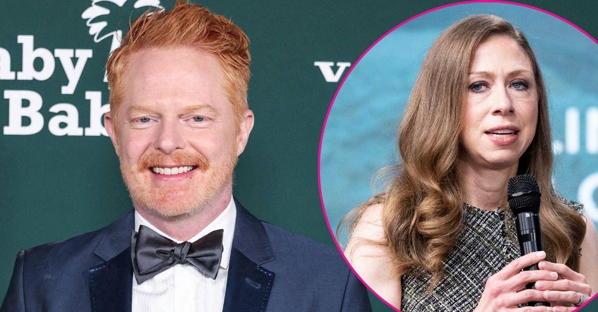 Photo of Jesse Tyler Ferguson and Chelsea Clinton