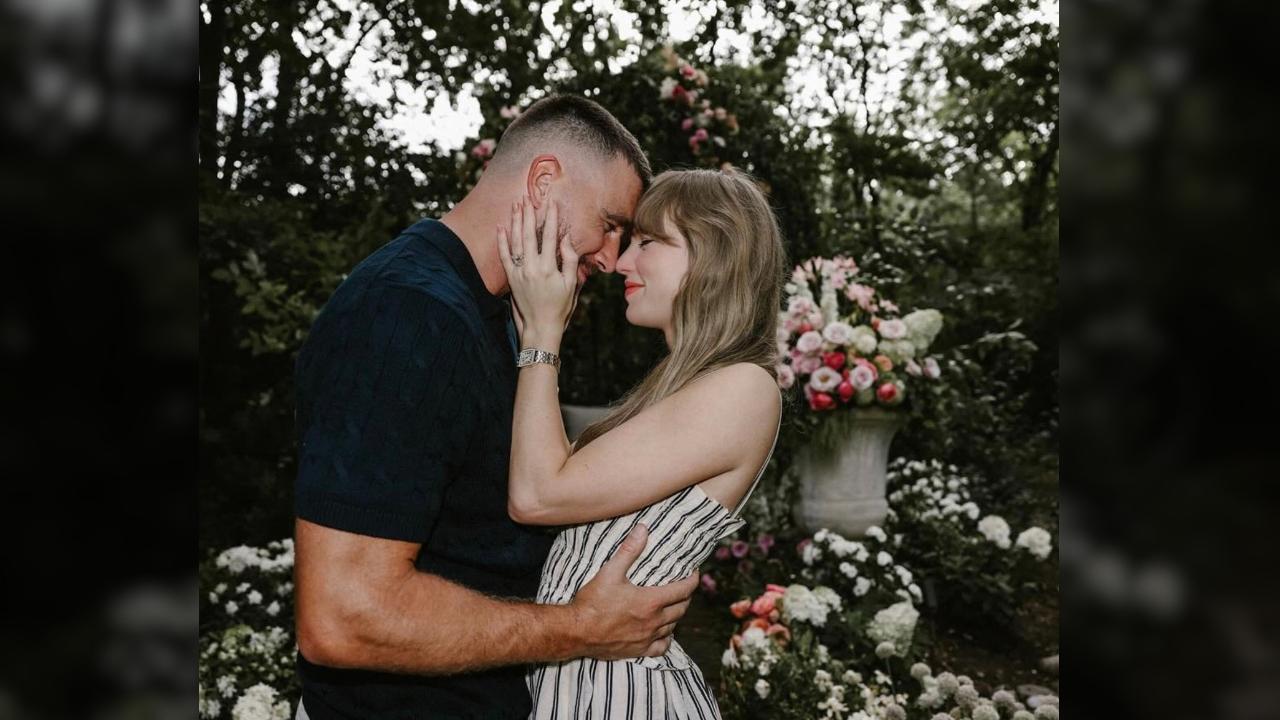 Taylor Swift and Travis Kelce