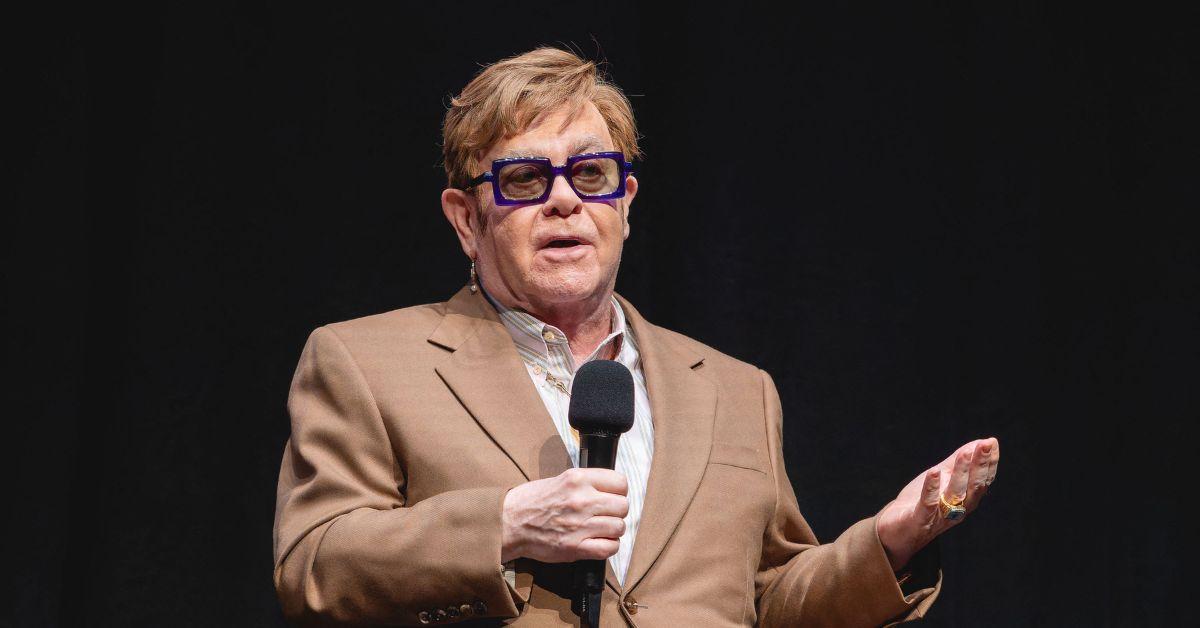 elton john severe eye infection