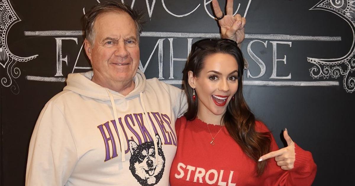 bill belichick jordon hudson red pants spot nfl relationship secret