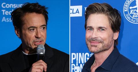 robert downey jealous rob lowe pp