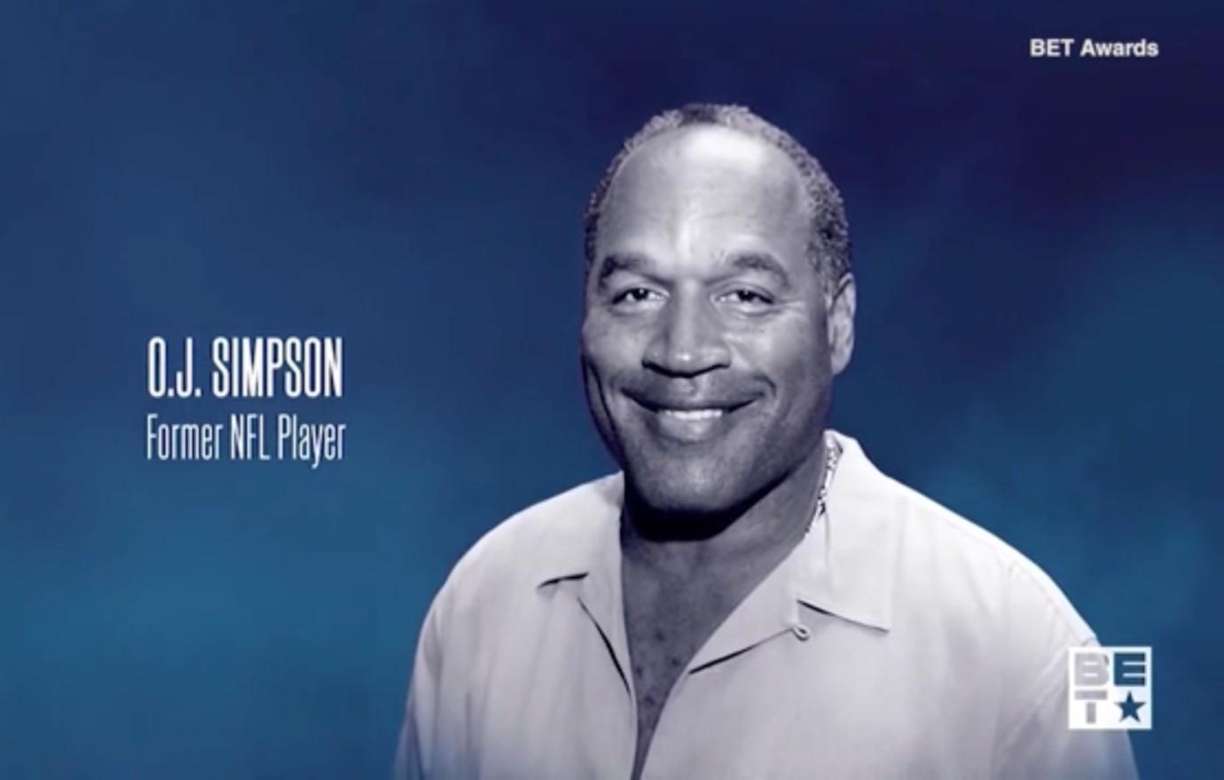 oj simpson bet tribute