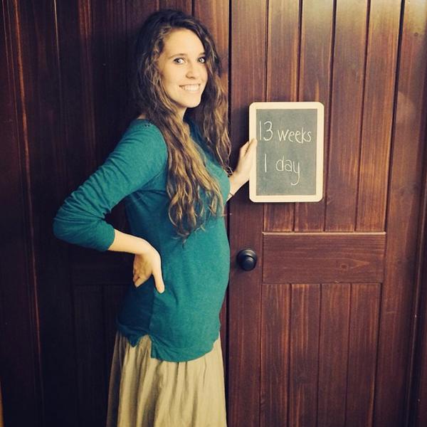 Jill duggar baby bump 13 weeks