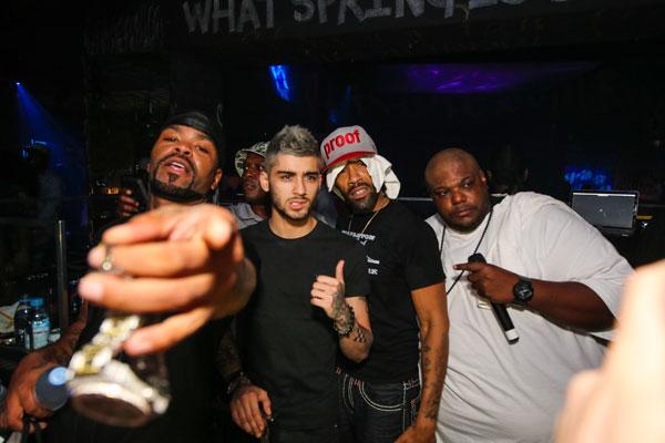 Zayn Malik parties with Method Man &#038; Redman at Foxtail Nightclub, Aug. 16_Tony Tran