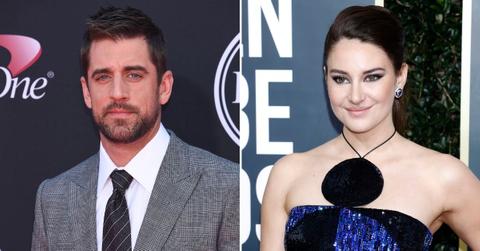 aaron rodgers engaged in nfl honors speech shailene woodley