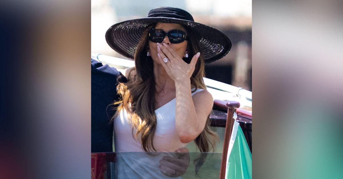 lauren sanchez jeff bezos dress reportedly stolen party crasher