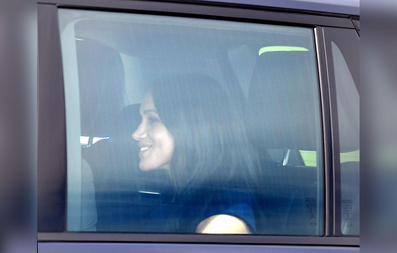 Prince Harry and Meghan Markle arrive at Windsor Castle