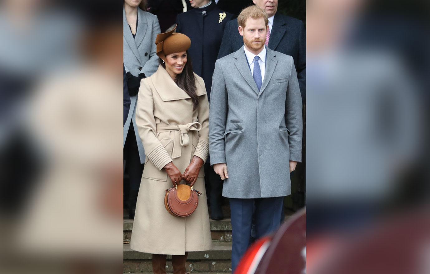 Members Of The Royal Family Attend St Mary Magdalene Church In Sandringham