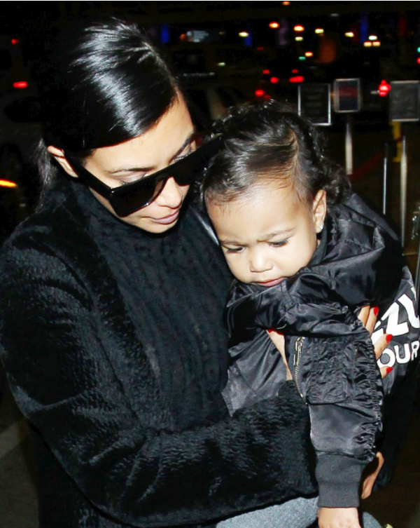 North West Rocks A Mini Yeezus Jacket! See Kim Kardashian & Her ...