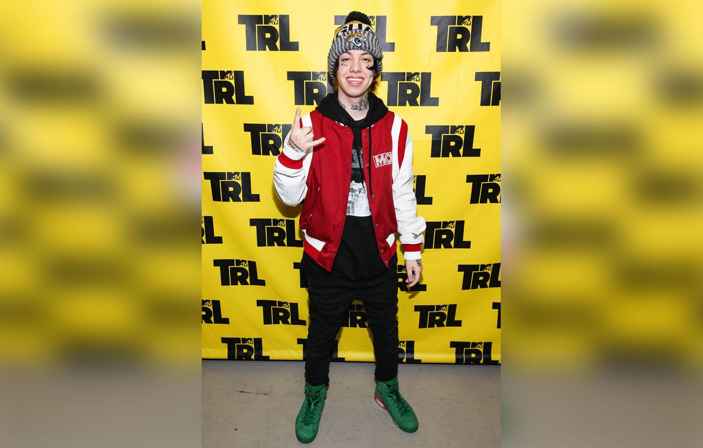 lil xan pulls gun