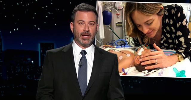Jimmy Kimmel With His Baby