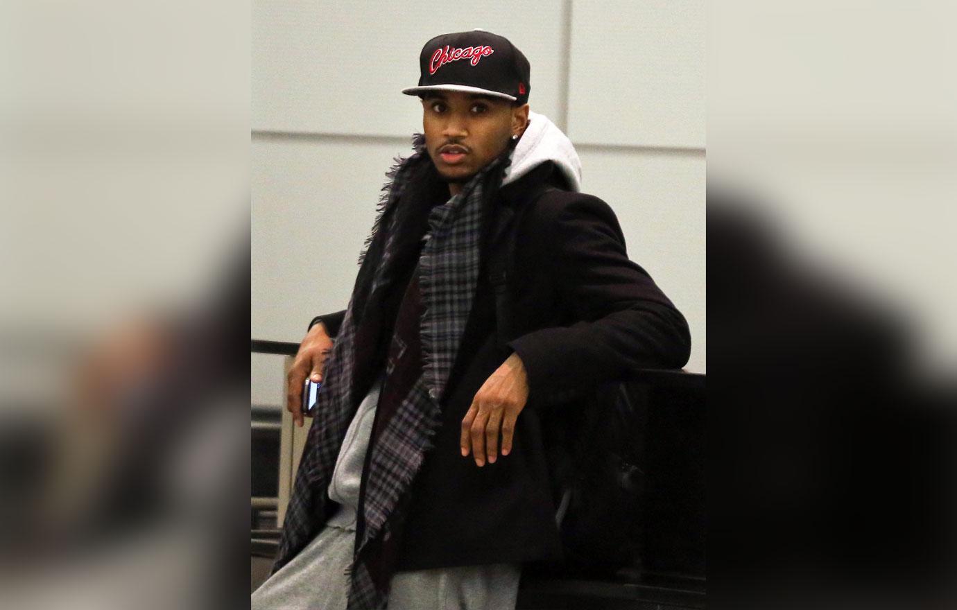 Trey Songz Hat And Airport