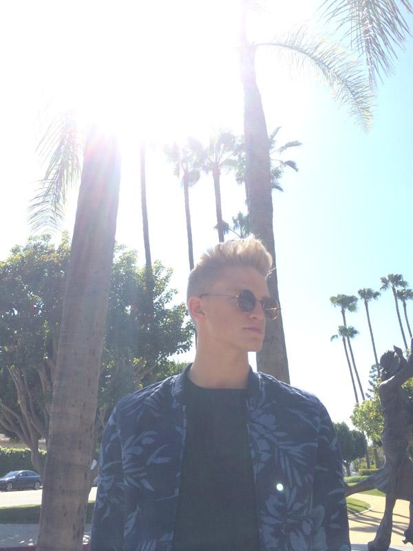 Cody simpson palm trees