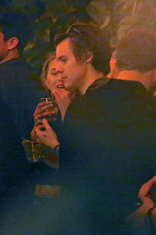 Harry Styles toasts to his 23rd Birthday at Cafe Habana