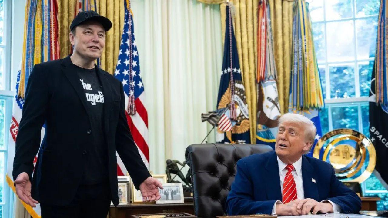 image of trump and Elon musk