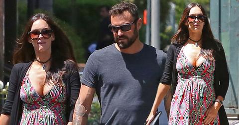 megan fox brian austin green pregnant divorice first sighting