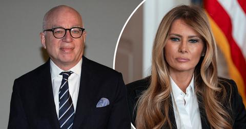 Composite photo of Michael Wolff and Melania Trump.