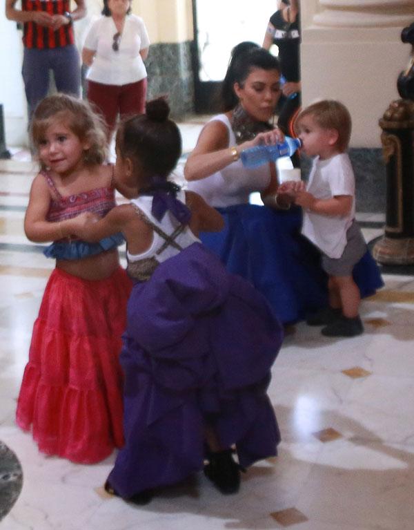 penelope north west dancing cuba kardashian vacation