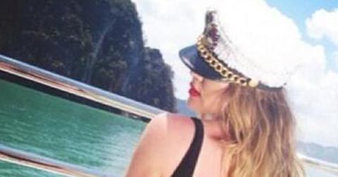 Khloe kardashian celebrity butt selfie