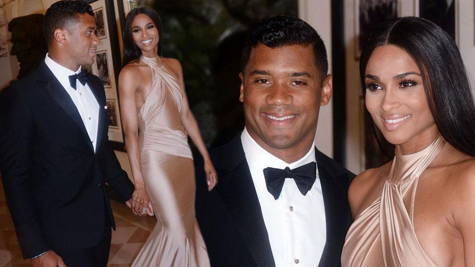 Ciara russell wilson hold hands whtie house state dinner