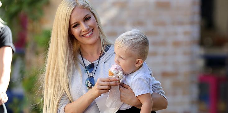 Heidi pratt son gunner ice cream pics